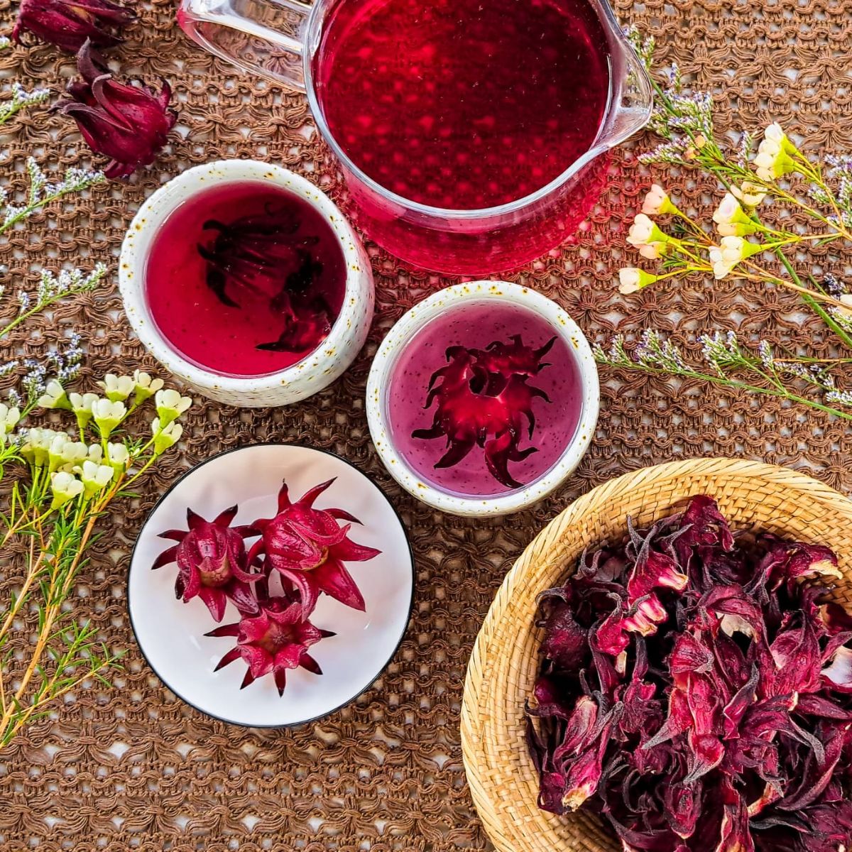 Roselle Hibiscus Tea